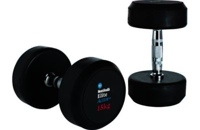 Men's Health Fixed Weight Dumbbell - 2 x 15kg